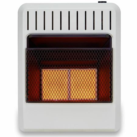 AVENGER Dual Fuel Ventless Infrared Gas Space Heater With Base Feet - 20 FDT2IRA